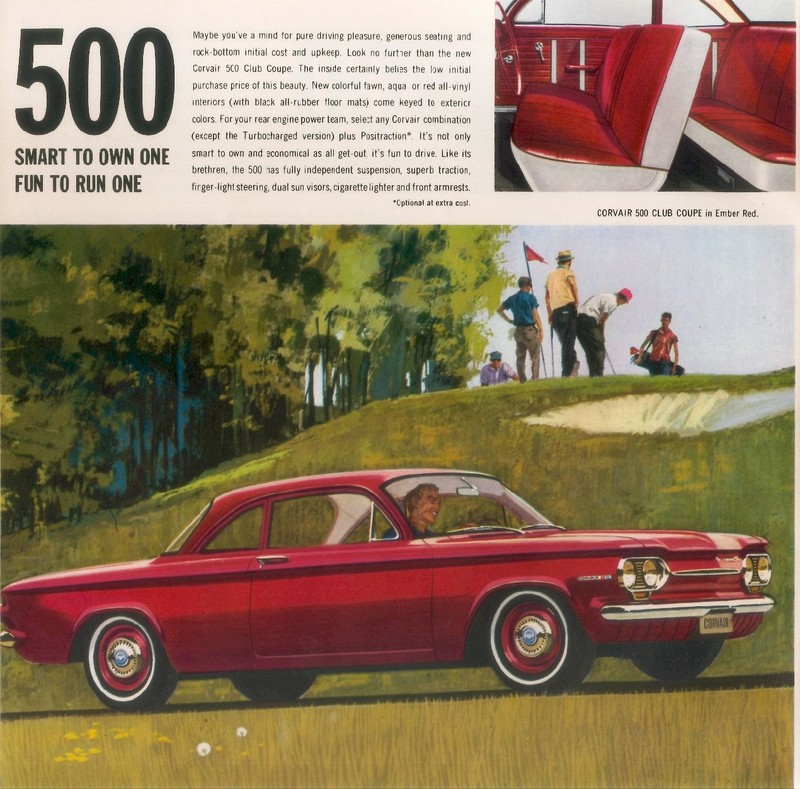 1963 Chevrolet Corvair Brochure Page 4